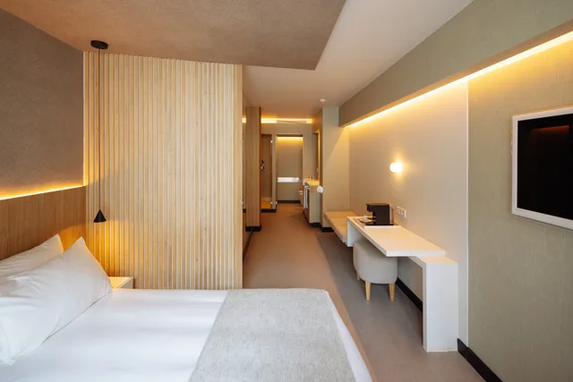 غرفة ديلوكس مفردة بسرير كينج، Hotel Arconte Barcelona 1/3