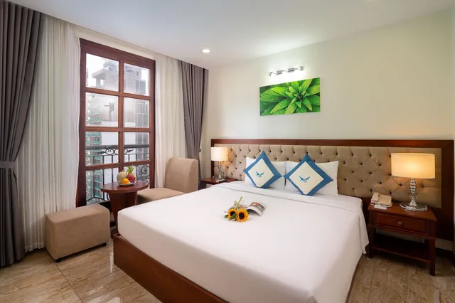 غرفة ديلوكس بسرير مزدوج بإطلالة على المدينة، Apus Hotel 3/7