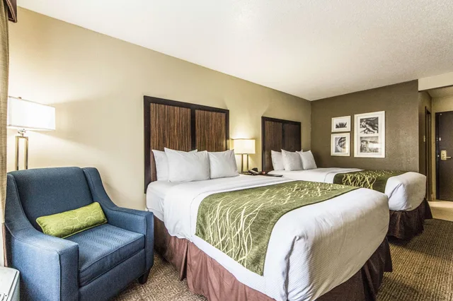 غرفة قياسية بسريرين كوين، Comfort Inn Dallas Park Central 10/10
