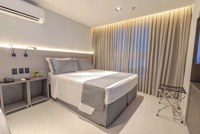 غرفة سوبيريور بسرير مزدوج أو سريرين منفصلين بإطلالة على المدينة لذوي الإعاقة، Place2You Hotel by Welkom 1/8