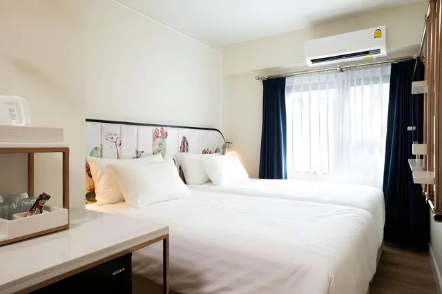غرفة سوبيريور بسريرين مزدوجين، Ozone Hotel Bangkok 1/1