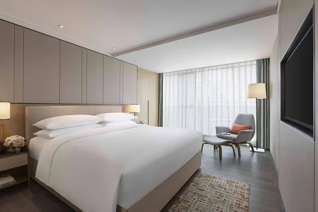 جناح بسريرين مزدوجين بإطلالة على المدينة بغرفتي نوم، Marriott Executive Apartments Chongqing 1/9