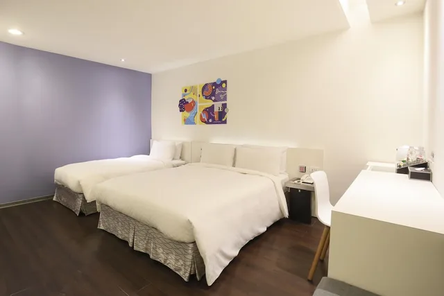 غرفة قياسية ثلاثية بسرير مزدوج وسرير فردي، CityInn Hotel Taipei Station Branch II 4/6