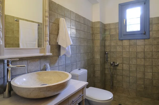 Blue, Villa, 2 Double and Twin Beds, Sea View، AEGEA BLUE CYCLADITIC RESORT(FOMERLY AEGEA BLUE VILLAS AND SUITES) 3/3