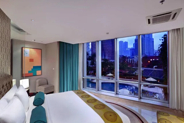 جناح بإطلالة على المسبح بغرفة نوم واحدة، The Grove Suites by Grand Aston 1/2