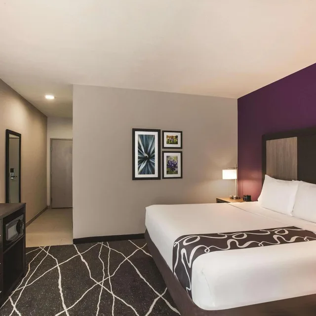 غرفة بسرير كينج بحوض استحمام لذوي الإعاقة، La Quinta Inn Ste By Wyndham Dallas Ne Arboretum 1/3