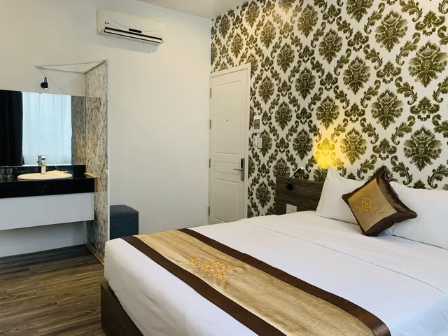 غرفة ديلوكس بسريرين منفصلين بإطلالة على المدينة بغرفتي نوم، Nice Hue Hotel 1/10