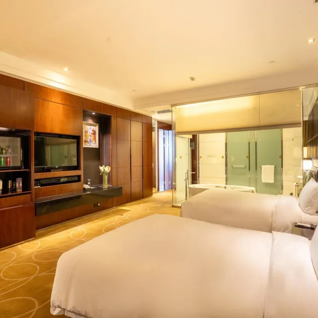 غرفة كلاسيكية بسريرين مزدوجين في طابق مرتفع، Intercontinental Nanjing 3/7