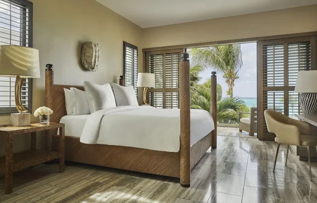 جناح ديلوكس بإطلالة على البحر بغرفة نوم واحدة، Four Seasons Resort and Residences Anguilla 1/3