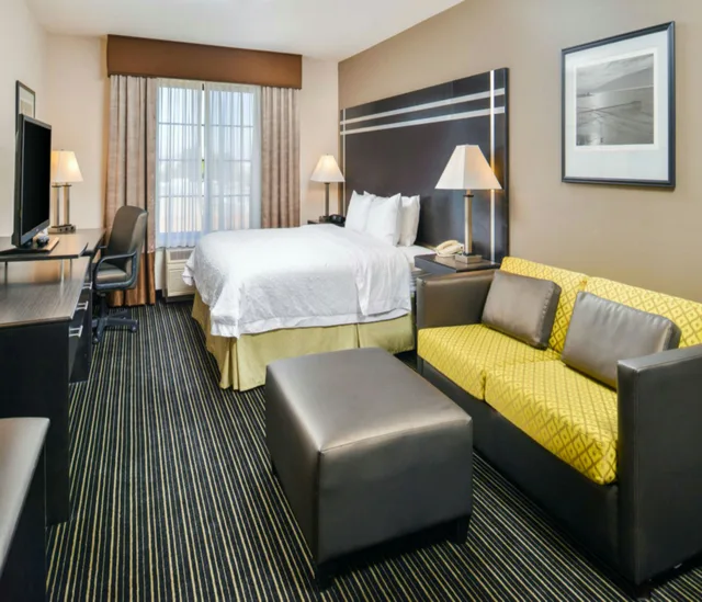 غرفة قياسية بسرير كينج، Hampton Inn Suites San Francisco Burlingame Airport South 2/3