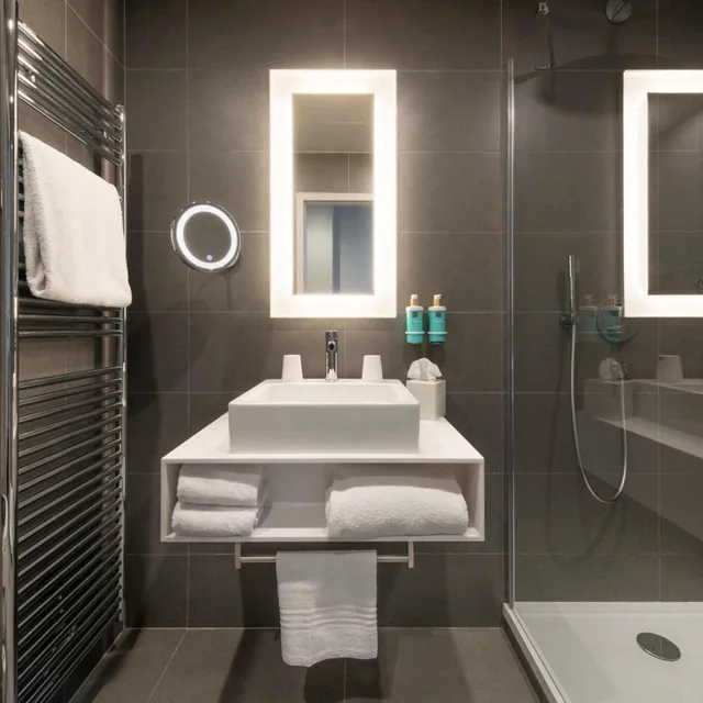 غرفة قياسية بسرير فردي، NOVOTEL BELLEVILLE PARIS 20 4/4
