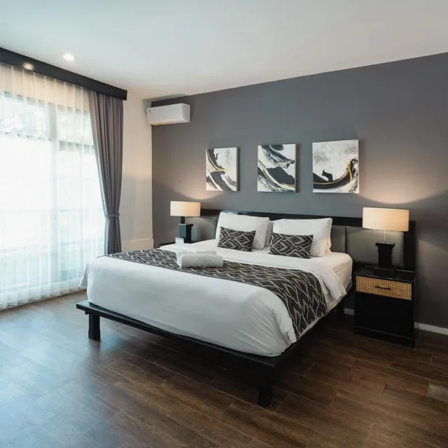 غرفة سوبيريور بسرير مزدوج أو سريرين منفصلين بإطلالة على المسبح، Casa Wina Kuta 1/10
