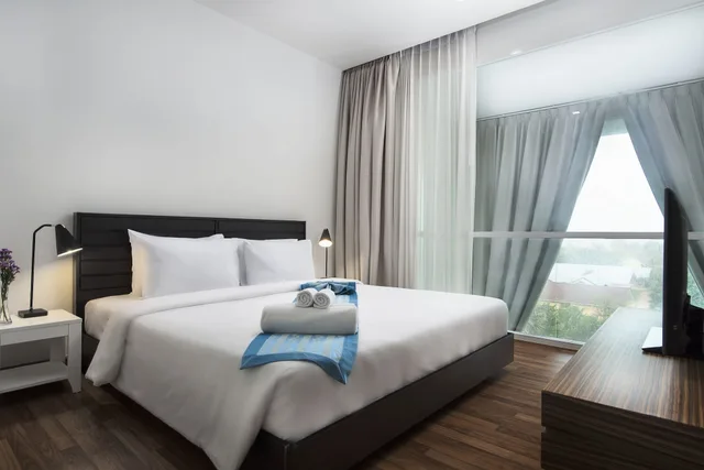 دوبلكس بسرير مزدوج بحوض استحمام، Mida De Sea Hua Hin 1/2
