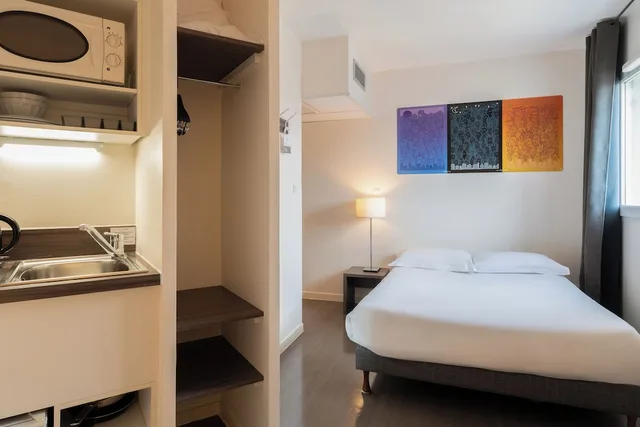 استوديو بسرير كوين، HEVEA APPART HOTEL 2/4