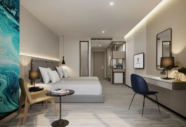Deluxe, Double Bed, Sea View, Fortune Saeng Chan Beach Rayong 5/8