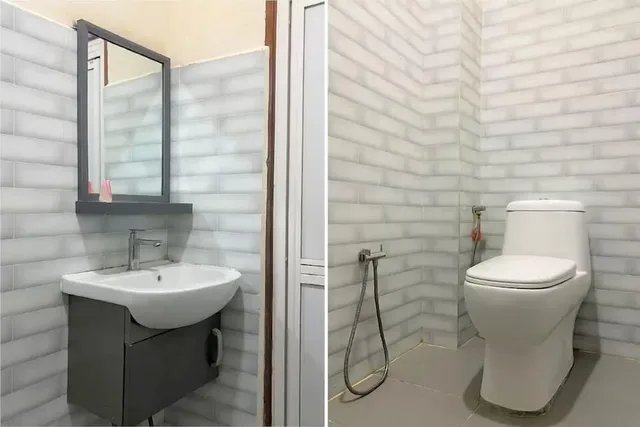 غرفة ديلوكس بسرير مزدوج، OYO 90205 Bayu Sintok Motel 4/5