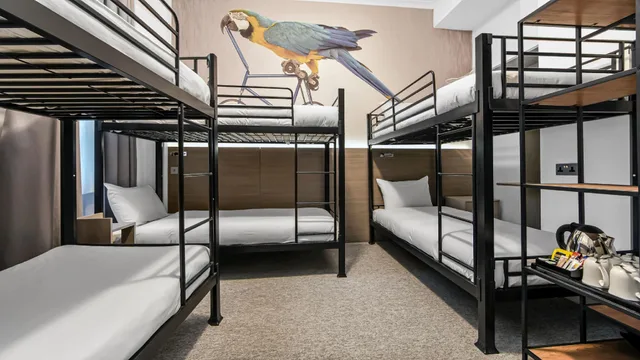 غرفة بستة أسرّة وأسرّة بطابقين، Heeton Concept Hotel - Kensington London 2/2