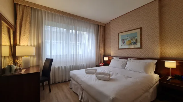 غرفة قياسية مفردة بسرير كينج، Venice Michelangelo Hotel 2/10