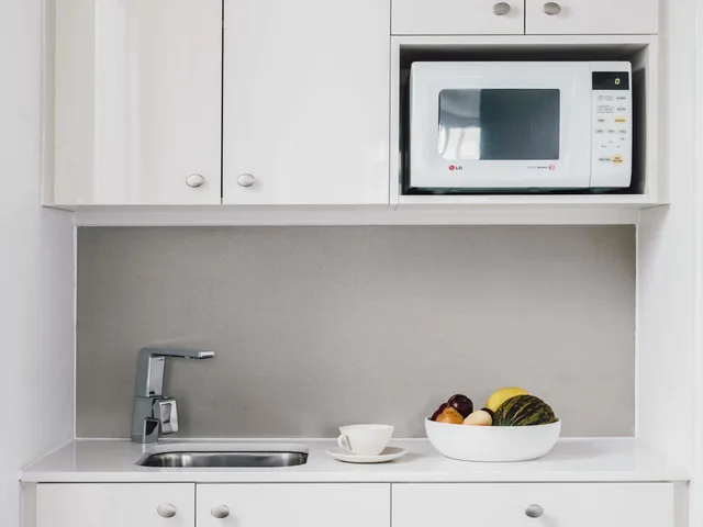 استوديو بسرير مزدوج أو سريرين منفصلين بمطبخ صغير، Quay West Suites Melbourne 4/6