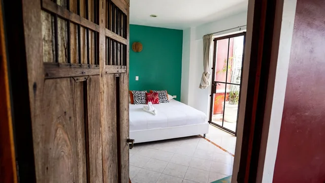 غرفة ديلوكس بسرير كوين، Casa Colonial Vintage 3/5