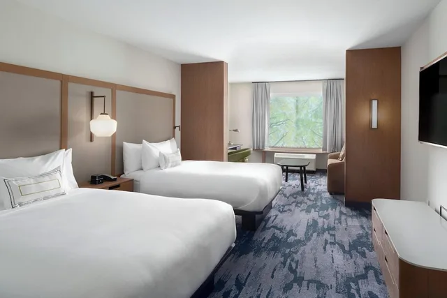 جناح بسريرين كوين مع أريكة، Fairfield Inn & Suites By Marriott Kenosha Pleasant Prairie 1/2
