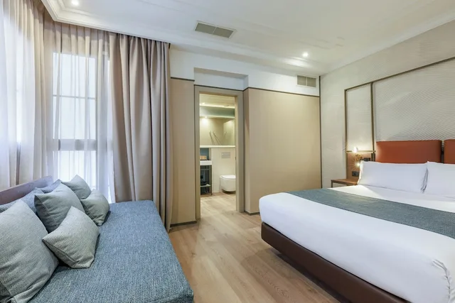 Interior, Triple, Queen Bed, Sofa, Medinaceli Hotel 1/5