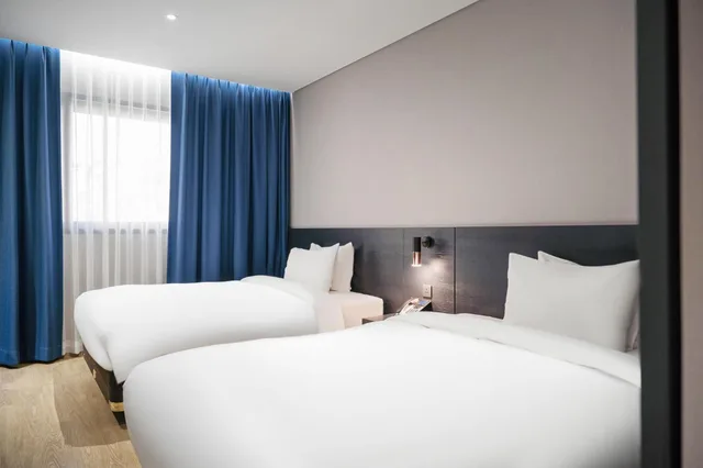 غرفة عائلية بسريرين منفصلين، Rivertain Hotel Gyeongju 8/10