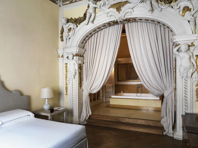 جناح جونيور بسرير كينج بحوض جاكوزي، Al Palazzo Del Marchese Di Camugliano 4/4