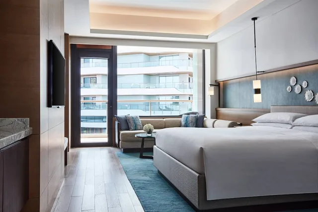غرفة عائلية بسريرين مزدوجين بإطلالة على البحر بشرفة، Jw Marriott Hotel Sanya Dadonghai Bay 1/10