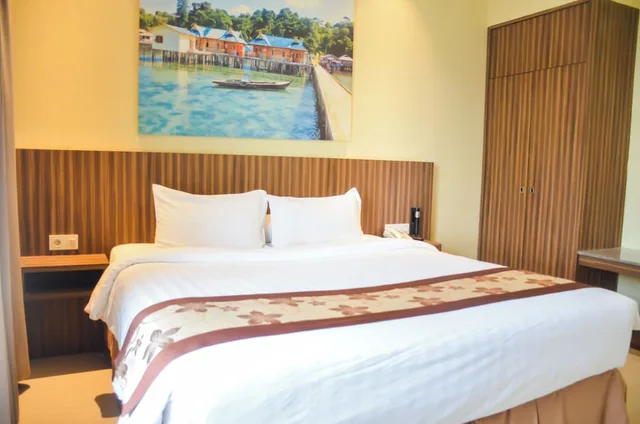 غرفة عصرية ديلوكس بسريرين منفصلين، Grand TW Batam Center Hotel & Convention 3/8