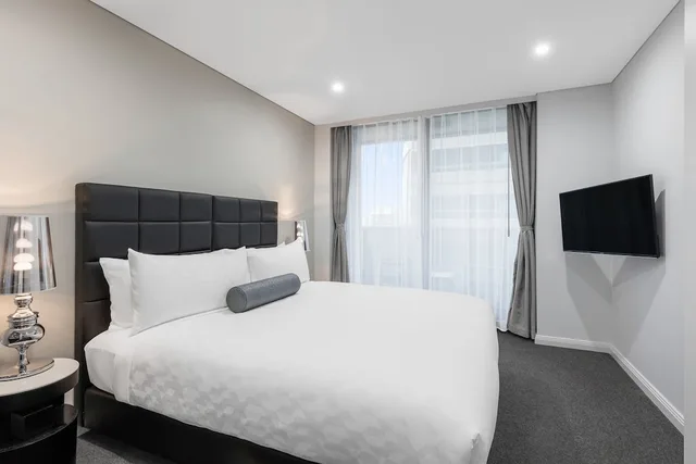 جناح بسرير كينج بغرفة نوم واحدة لذوي الإعاقة، Meriton North Sydney 2/7