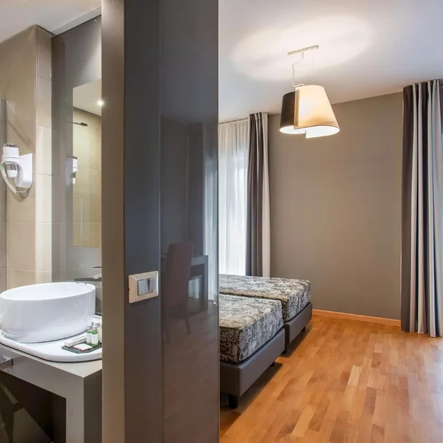 غرفة بسرير مزدوج أو سريرين منفصلين، Fortyfive Squared Hotel 5/6