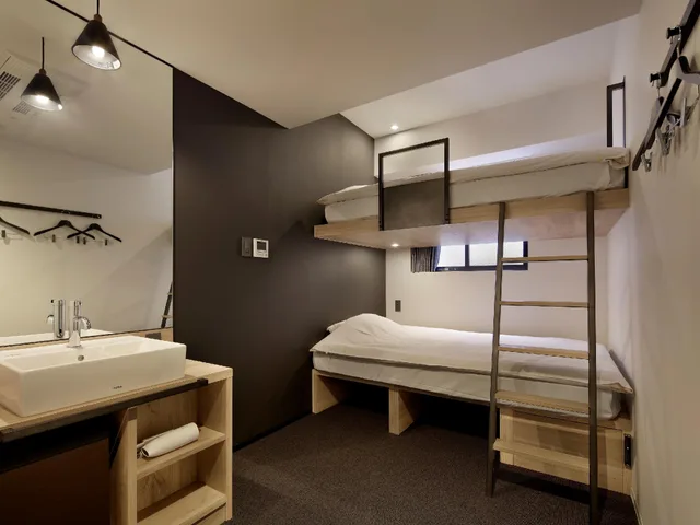 Room, Bunk Bed, Shared Bathroom, Piece Hostel Sanjo 1/1