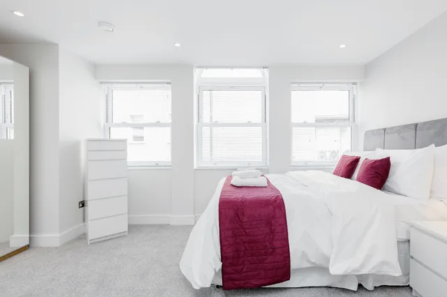 شقة بسرير كينج بغرفتي نوم، Roomspace Apartments -Walpole Court 5/10