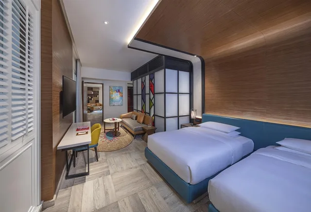 جناح جونيور بسريرين منفصلين بإطلالة على الفناء، Andaz Dubai The Palm by Hyatt 4/10