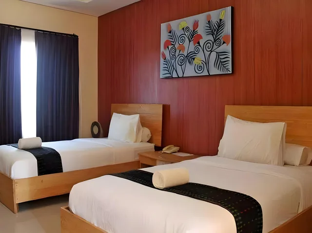 غرفة قياسية بسريرين منفصلين، Exotic Komodo Hotel 1/2