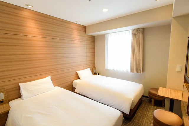 غرفة اقتصادية بسريرين منفصلين بغرفة نوم واحدة، Via Inn Nagoya Shinkansen Guchi 1/7