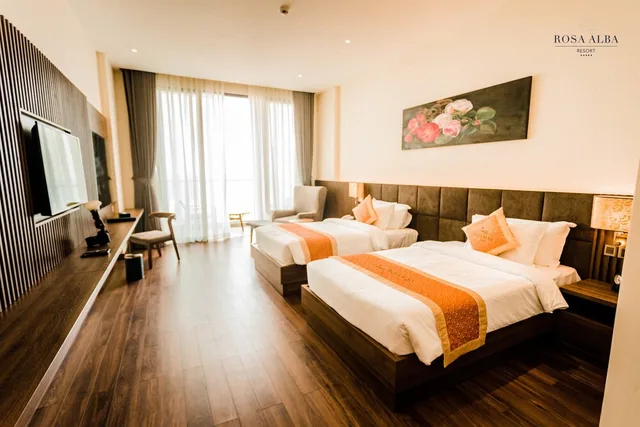 استوديو بسريرين منفصلين بإطلالة على البحر، Rosa Alba Resort and Villas Tuy Hoa 1/9