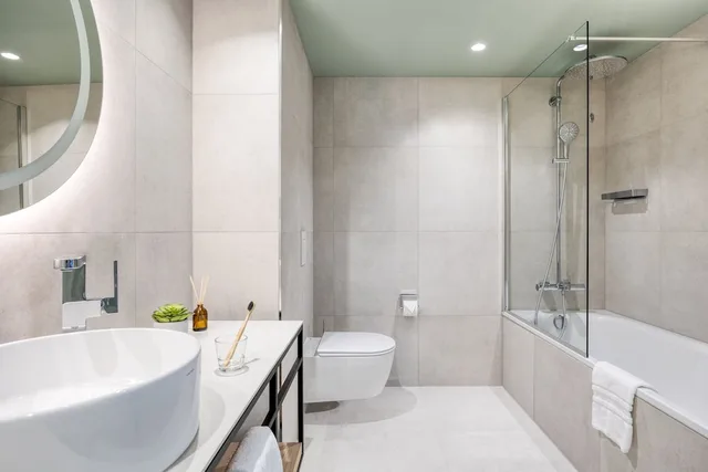 شقة ديلوكس بسريرين مزدوجين بغرفتي نوم مع أريكة، Citadines Danube Vienna 5/5