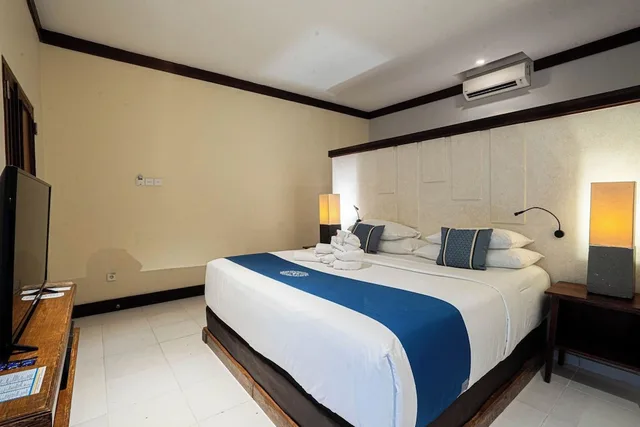 غرفة ديلوكس بسريرين منفصلين بإطلالة على الحديقة، Rama Residence Petitenget Hotel 6/10