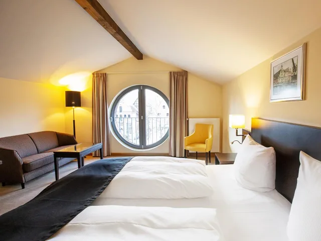 غرفة ديلوكس بسرير كينج، DORMERO HOTEL ALTES KAUFHAUS LUNEBURG 1/1