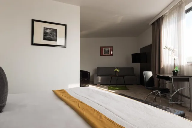 جناح جونيور بسرير كينج مع أريكة، Best Western Le Galice Aix Centre-ville 4/8