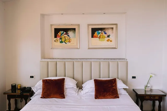 غرفة بانورامية بإطلالة على البحر بشرفة، Villa Paradiso 2/3