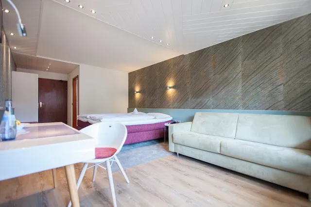 غرفة بريميوم سوبيريور بسرير مزدوج مع أريكة، Hotel Restaurant Lamm 3/6