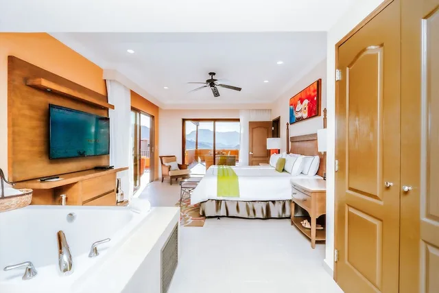 غرفة رئاسية بسريرين كينج وسريرين كوين، Villa Del Palmar At the Islands of Loreto 8/9