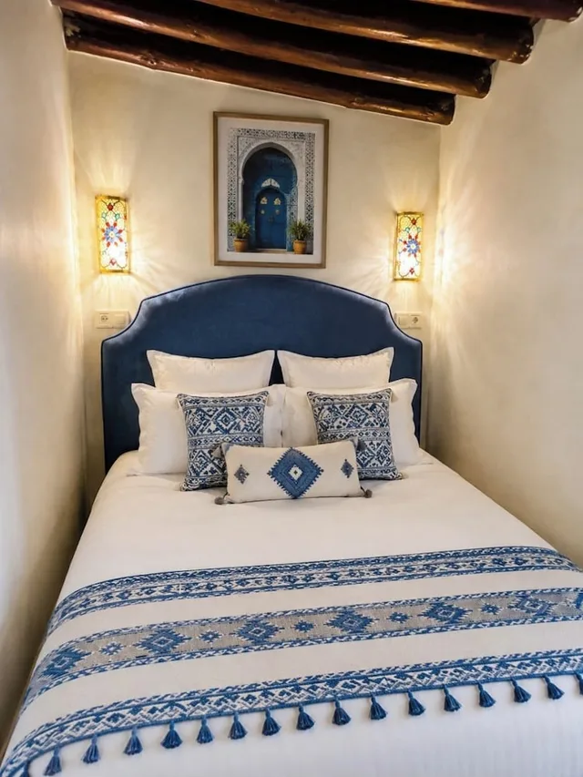 جناح كومفورت بسرير مزدوج وسرير فردي، Riad El Maâti 3/4