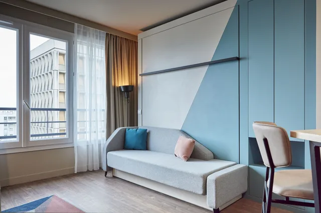 استوديو بسرير مزدوج، Aparthotel Adagio Paris Suresnes Longchamp 5/10