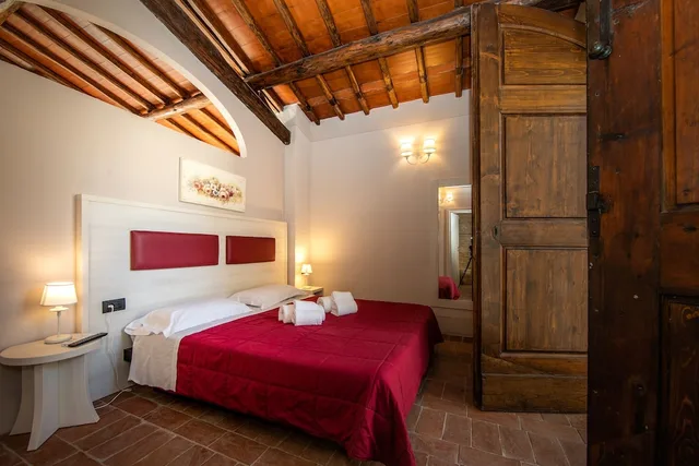 شقة بسريرين مزدوجين بغرفة نوم واحدة، Villa Norcenni 1/5