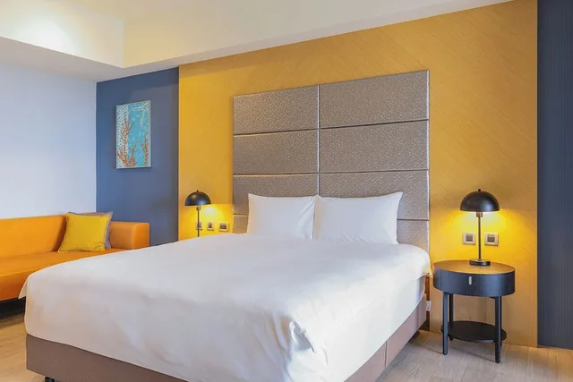 غرفة بريميير بسرير كينج بإطلالة على البحر، Lakeshore Hotel Hualien 2/10