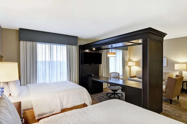 جناح استوديو بسريرين كوين مع أريكة، Hampton Inn & Suites Denver/Airport-Gateway Park 2/6